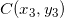 C(x_3,y_3)